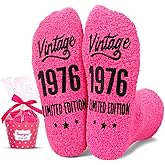 HAPPYPOP Birthday Gift for Women - 1981 1976 Female Socks, 50 Year Old Birthday Gift Ideas