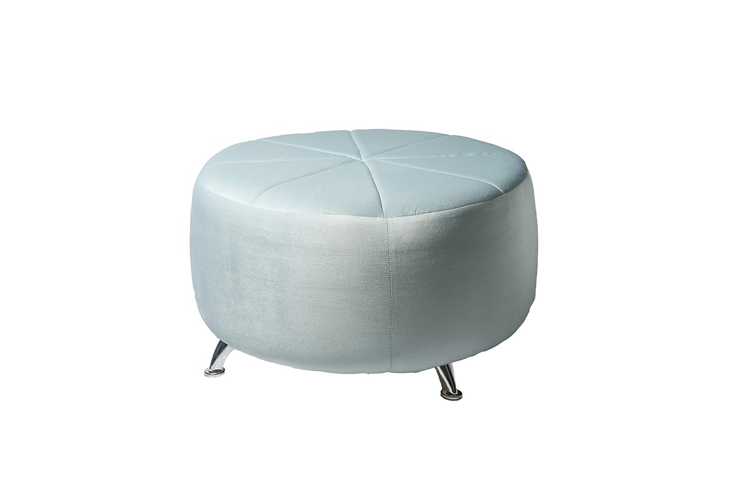 Mueble de sala, Taburete ecologico con formas triangulares color azul