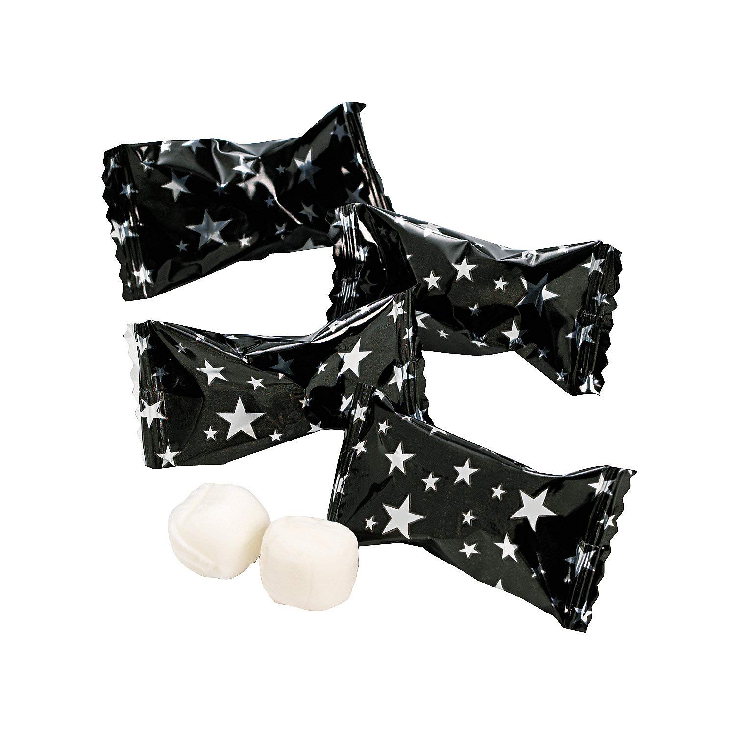 Fun Express Silver Star Buttermints for Party Edibles