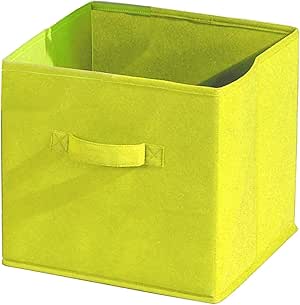 LETTUCE EAT® Juego de dos cajas de almacenamiento de tela (verde lima): Amazon.es: Hogar