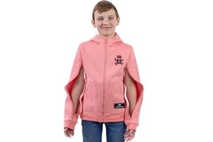 MandMcares Kids Warm Hemodialysis Jacket | Chemo Clothing Dialysis Port Access Hoodie | Two Way Arm Zipper | Picc Line