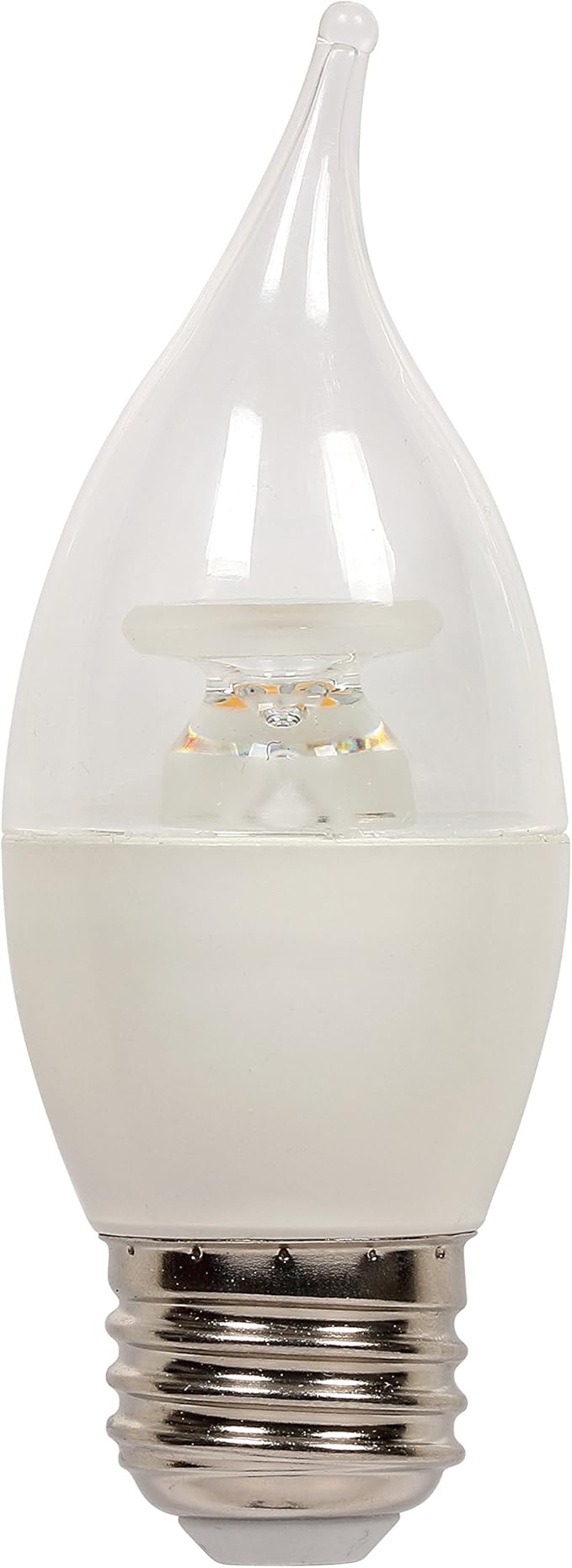 Westinghouse Lighting 0313900 7W Flame Tip CA13 Dimmable LED Light Bulb