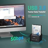 FIDECO Docking Station 2 Bay SATA USB 3.0 HDD SSD Cloning 2.5 3.5 Inch view 2