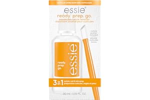 essie ready. prep. go. advanced cuticle remover, 3-in-1 cuticle, nail, and skin prep, extends essie colour by up to 2 days, v
