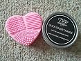 Silikon Make-up Pinsel Reinigungsmatte, Rosa – Mit Saugnäpfen, Faltbar, Für Gründliche Bürstenreinigung