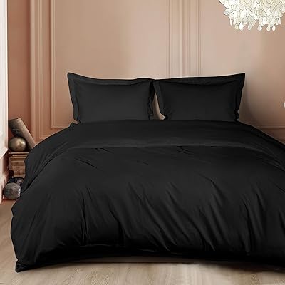 Buy Flxxie 2 Pieces Microfiber Twin Size Duvet Cover Set Ultra Soft Solid Color Comforter Cover Set With Zipper Closure 1 Duvet Cover 1 Pillow Sham 68 X 90 Inches Black Online In Indonesia B08gfs1hxy