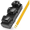 Dasbecan Driver Side Master Power Window Switch Compatible with Nissan Pathfinder/Altima/Frontier/Leaf/Juke 2010-2018 Door Main Control Button Replaces# 25401-3TA5A 25401-1KA0B 25401-3SH1A