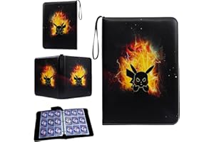 GOT-EX 9 Pocket Trading card binder, Card Collection Binder with 50 Removable sheets holds 900 cards, Waterproof 3 ring binder for Games, Baseball and collectable cards with pocket size 2.7x3.6 Inch