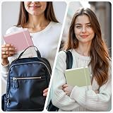 Smarpau 360 Pages A5 Leather Notebook Pink 100gsm with 2 ribbons 180° lay-flat view 7