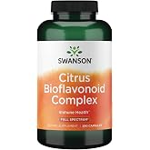 Swanson Full Spectrum Citrus Bioflavonoid Complex, 250 Capsules | For Adults Seeking Enhanced Vitamin C Absorption, 50% Standardized Bioflavonoids from Bitter Orange, Rose Hips