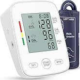 AILE Blood Pressure Monitor, Upper Arm Blood Pressure Machine, Automatic Blood Pressure Monitors for Home Use BP Monitors with Large Cuff 8.7-16.5” Adjustable, 2 * 99 Sets Memory, Digital LCD Display