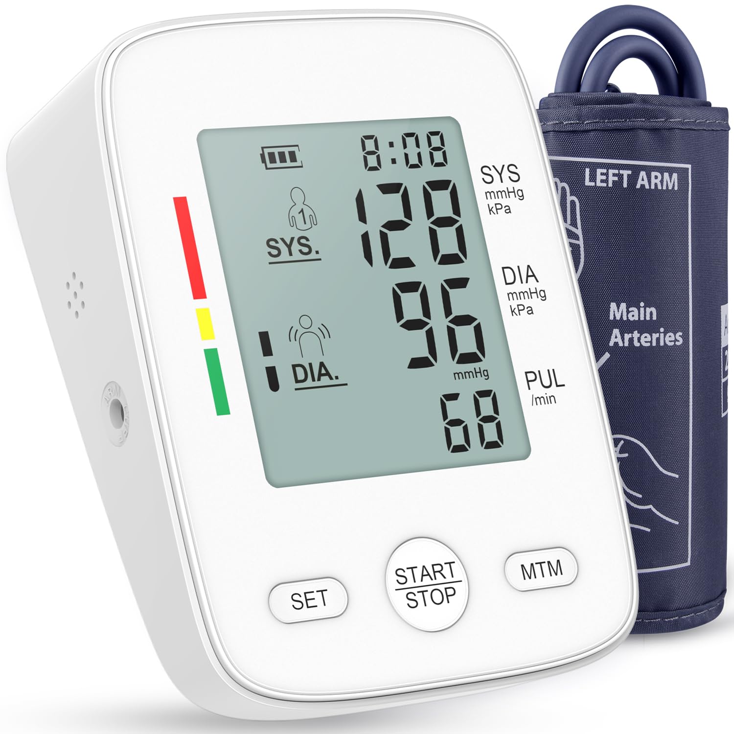 Photo 1 of Blood Pressure Monitor Upper Arm: Home Use Blood Pressure Machine Automatic - BP Monitors with Large Cuff 8.7-16.5” Adjustable - 2 * 99 Sets Memory Electric Accurate BP Machines Digital LCD Display
