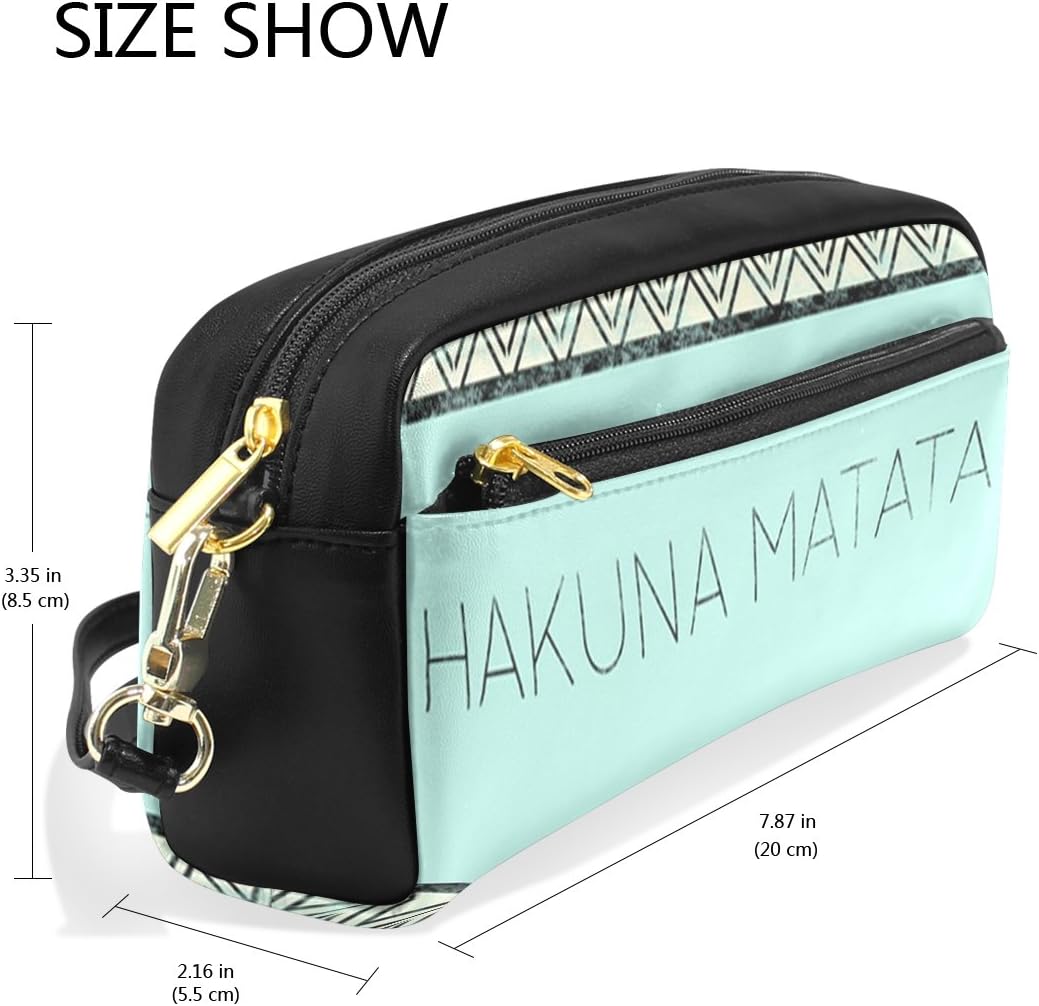 JSTEL Vintage School Pencil Bag for Kid Boys Children Teens Pen Holder Cosmetic Makeup Bag Women Durable Stationery Pouch Bag Large Capacity - Image 4