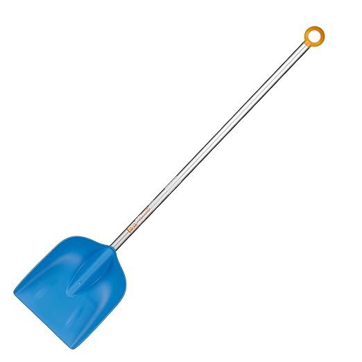 Fiskars Kinder-Schaufel, Länge: 88 cm, Kunststoff-Blatt/Aluminium-Stiel, Blau/Orange, MyFirst Fiskars, 1001421