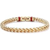 GTMJ Stainless Steel Meteorite/Lapis Lazuli/Tiger's Eye/Onyx Bracelet for Men