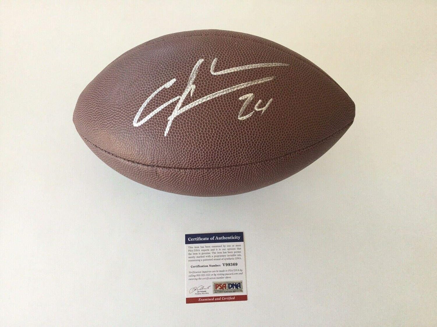 charles woodson signed football