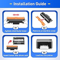 TN760 Black Toner Cartridge 2-Pack Compatible
