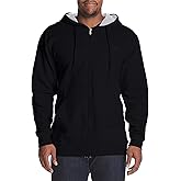 Champion Big and Tall Zip Up Hoodies for Men – Men’s Fleece Zip Up Hoodie Jacket