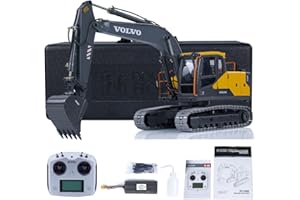 TOUCAN RC HOBBY Double E EC160E 1/14 RC Hydraulic Excavator E111 Alloy Remote Control Diggers,US in Stock