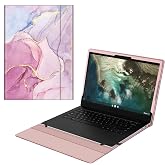 Fintie Sleeve Case for 14" Samsung/Dell/HP/Lenovo, Glittering Marble | Fits for Samsung Galaxy Chromebook Go XE340XDA/XE345XDA, Dell Latitude 3410/3420, HP Pavilion 14-ce, Lenovo 14e/14W/S345