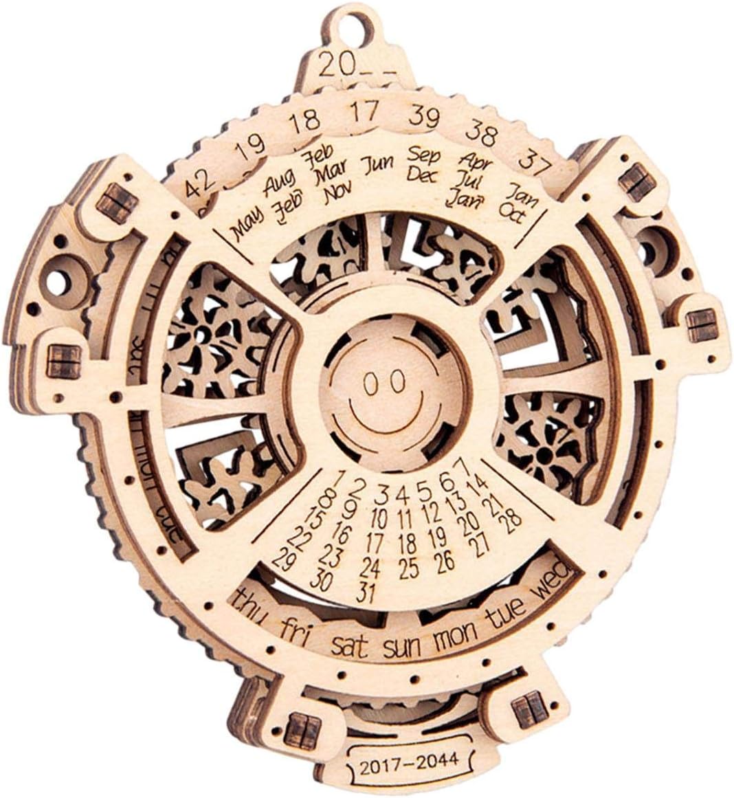 3D Wooden Jigsaw Puzzle Children's Wooden Mechanical Gear 3D Puzzle ModelDIY Assembled Toy