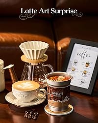M&SENSE Coffee Coconut Latte Scented Soy Candle