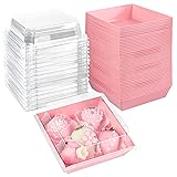 Ocmoiy 50 Pack Small Charcuterie Boxes with Clear