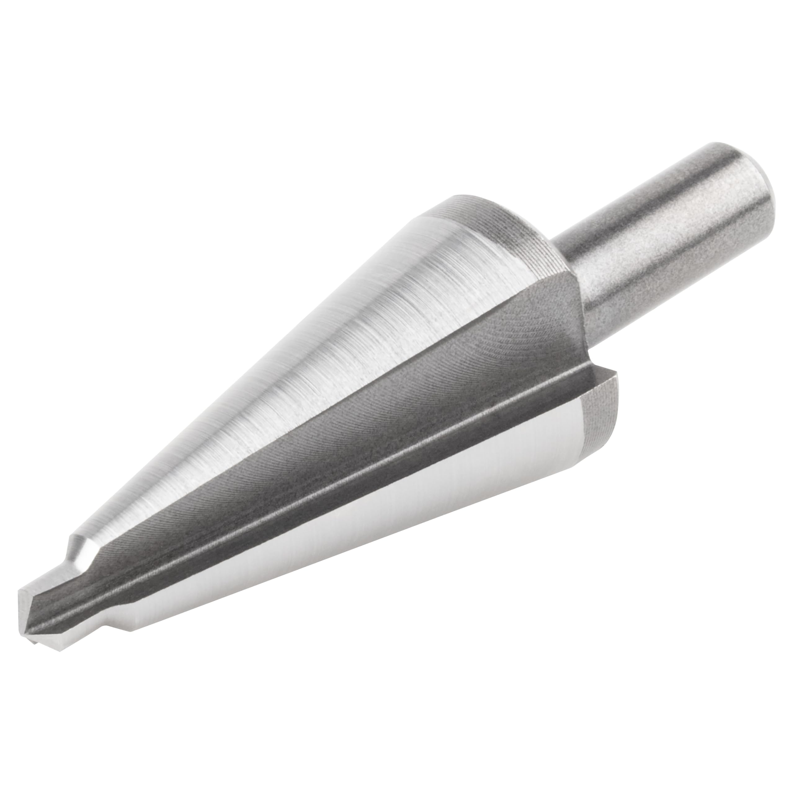 wolfcraft HSS Sheet Metal Cone Drill Bit, Ø 5–20 mm, Round Shank I 2524000 I For stepless drilling and deburring of metal and plastic — image 1