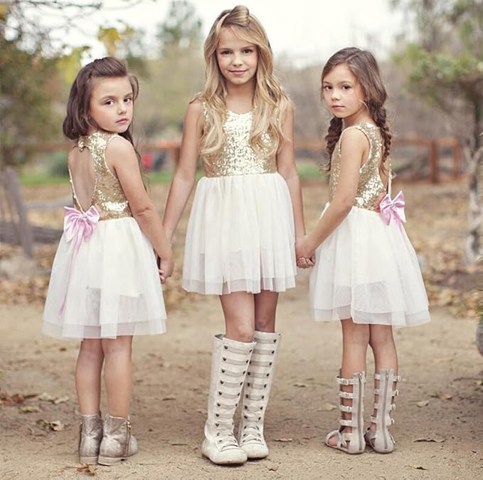 flower girl dress with heart shaped back