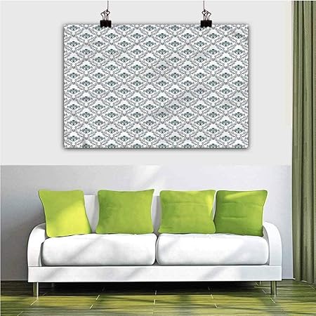 Amazon.com: Victorian Funny Bathroom Art Print Abstract Leaves Curves