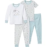 Gerber Unisex Baby Unisex-baby Toddler Snug Fit 4-piece Pajama Set