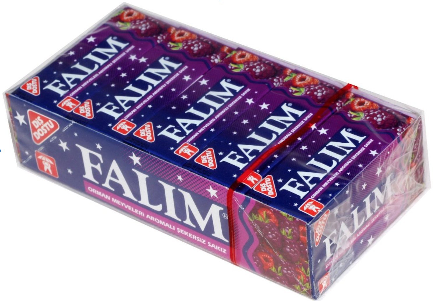 Amazon.com : Falim Sugarless Plain Gum (20 Pack (100 Pieces)) : Chewing ...