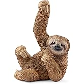 Schleich Wild Life - Sloth Toy Figurine - Kids Ages 3+ | 14793 | Wild Animal Figurine, Realistic Animal Toys, Safari Toy for Boys and Girls, Screen-Free Imaginative Pretend Play, Montessori