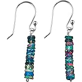CRYSTALIS Beads Crystals Dainty Earring Set Jewelry for Women, Natural Beaded Gemstone, Chakra Healing Crystal, Wardrobe Essential Jewelry, 925 Sterling Silver