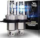 RENO H4 Bulbs, 9003 H4 Fog Lights Fanless In Line