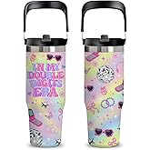 xiiai 10 Year Old Girl Birthday Gifts - 30oz In My Double Digits Era Tumbler with Handle, 10th Birthday Gifts for Girls, Double Digits Themed Drinkware, Birthday Gift for Daughter, Niece, Best Friend