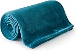 Moonlight20015 Fleece Throw Blanket 400 GSM Teal 130x150 cm