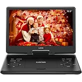 PJGCWB16.9 Portable DVD Player with 14.1" Large HD Screen,High Volume Speaker,4-6 Hours Built-in Rechargeable Battery,Support USB/SD Card/Sync TV and Multiple Disc Formats,Region Free