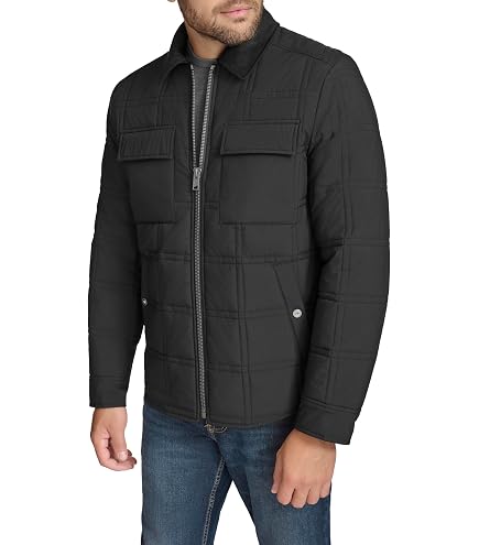 Amazon.com: Andrew Marc Men's Jacket, Charcoal7, Small : Sports