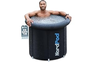 LifePro Cold Plunge Tub - Portable Ice Bath for Adults & Athletes Therapy & Recovery - Large 102-Gallon Ice Bath Tub for Cold