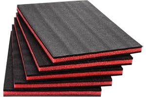 Fonowx 5 Pieces Tool Box Foam Inserts Tool Case Inserts EPE Foam Sheets Tool Box Organizer Cushioning Material Suitable for C