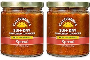 Sun-Dried Tomato Spread, 9oz (Pack of 2) by CALIFORNIA SUN DRY | Gluten-Free and Antioxidant Rich