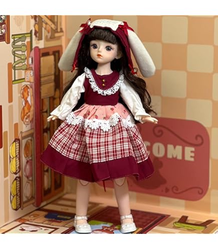 dadada AX987 BJD 1/6 ドール 1/6 BJD Doll Toy Cute 12 inch Girl
