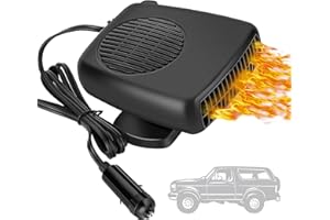 SHOWVIGOR Car Heater, 12V 150W Car Heaters That Plugs Into Cigarette Lighter,New Upgrade 2 in 1 Fast Heating Car Windshield Defogger,Suitable for New Energy,Sedans,Pickup Trucks,and Other Vehicle Models.