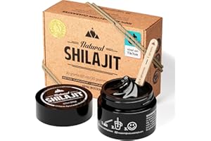 NATURAL SHILAJIT Resin - Shilajit for Men & Women with Fulvic Acid & Trace Minerals, Plant Based Nutrients for Energy, Immune Support & Vitality Resin