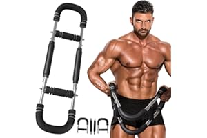 AICNLY 2025 Twister Arm Trainer, Chest Workout Equipment Adjustable 65- 90lbs Resistance, Portable Full Body Workout Fitness Equipment for Home Gym, Men & Women