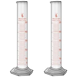 50ml Graduated Cylinder, Borosilicate 3.3