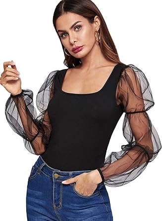 party wear tops on jeans amazon