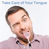 MR LION Tongue Brush Scraper 3 Pack - Fight Bad Breath - Blue Green Red view 4