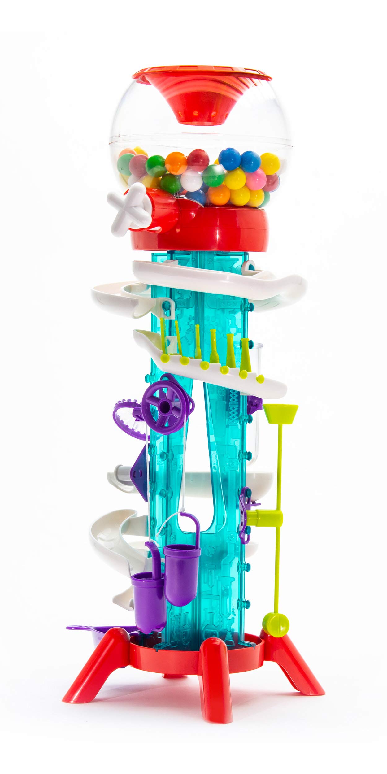 Thames & Kosmos Gumball Machine Maker Lab - Build Machines with Physics & Engineering Lessons | 12 Experiments | Make Your Own Gumball Machines | Includes Gumballs | Award Winner